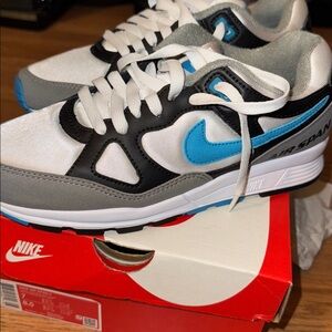 Nike Air Span II - Black, Blue, and White
